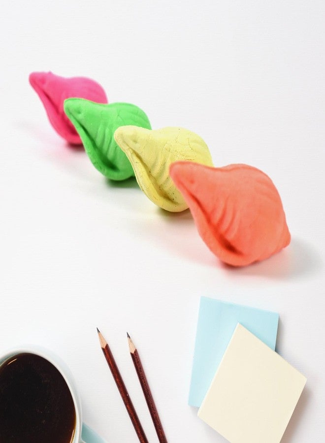 Garth Shankh Shape Eraser Rubber (1 Pc/Mix Colour & Design) - Image 3